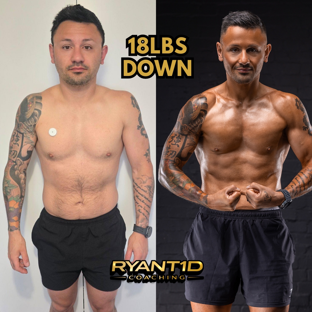 18lbs down with RyanT1D Coaching